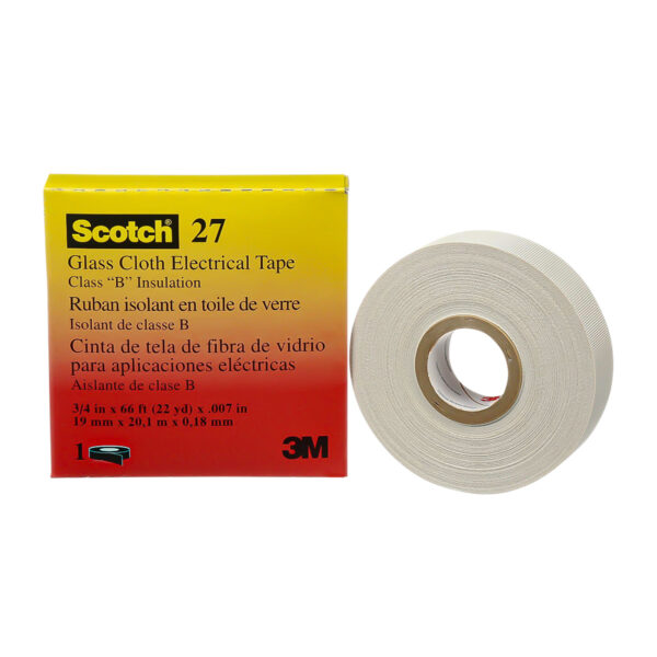 Cinta fibra de vidrio con adhesivo Scotch 27